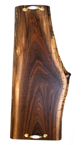 Live-Edge Walnut Slab Tray